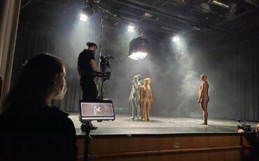 on stage – film shooting for 2nd part documentary series
